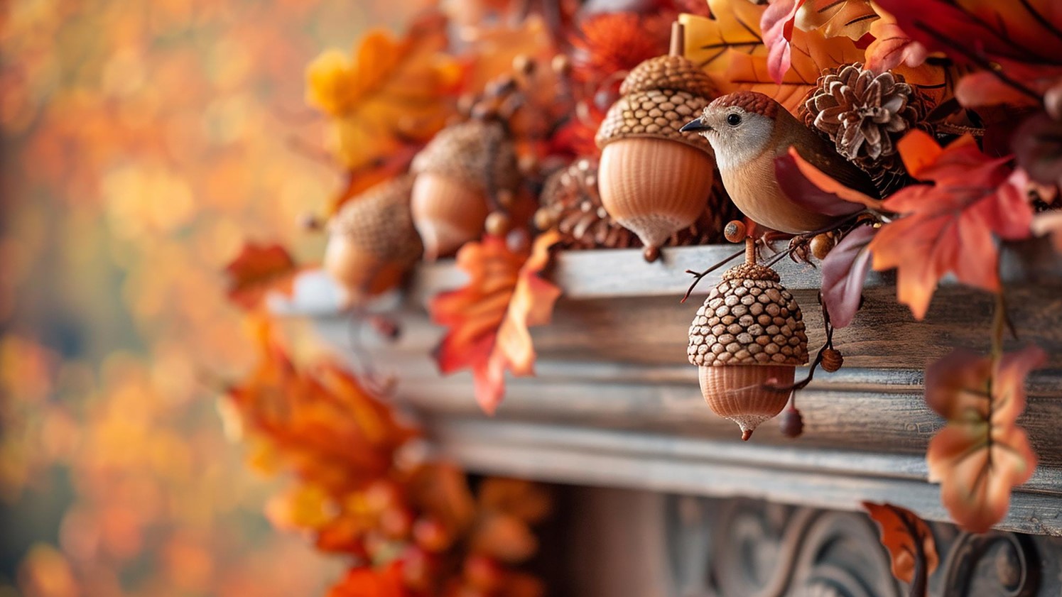 Autumn Decorations for Home and Garden: Inspirations with Figurines and Pots