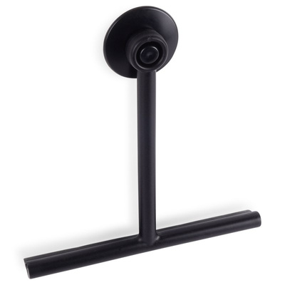 Window Squeegee with a Suction Cup Black