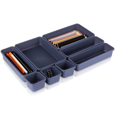 Drawer Organiser Graphite Modular 8 pcs