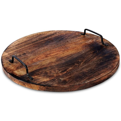 Serving Tray Wooden with Handles 39 cm