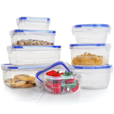 Food Container with Lid and Gasket 8 pcs