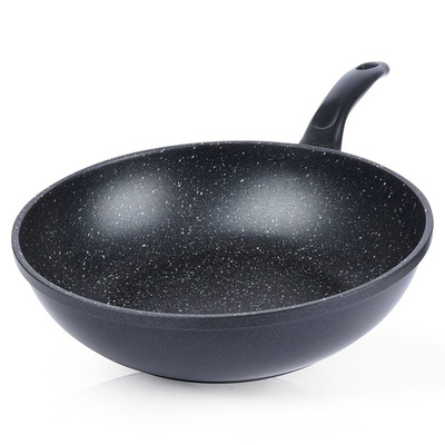 Patelnia wok granitowa GRANDE 30 cm