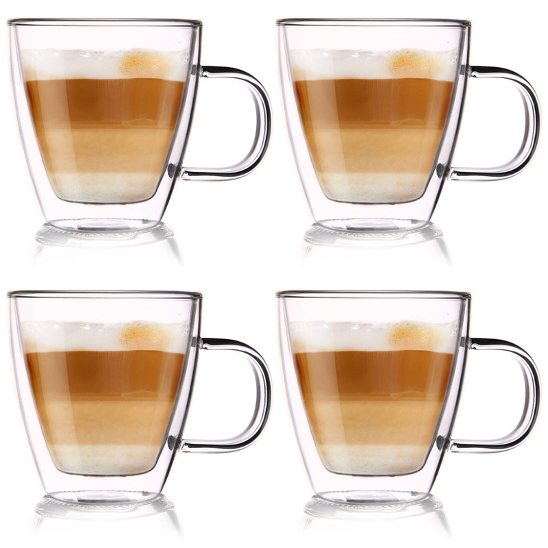 Szklanka termiczna z podwójną ścianką 180 ml 4 szt.