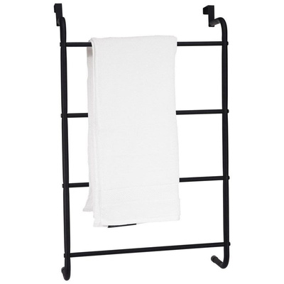 Towel Rail Metal Black