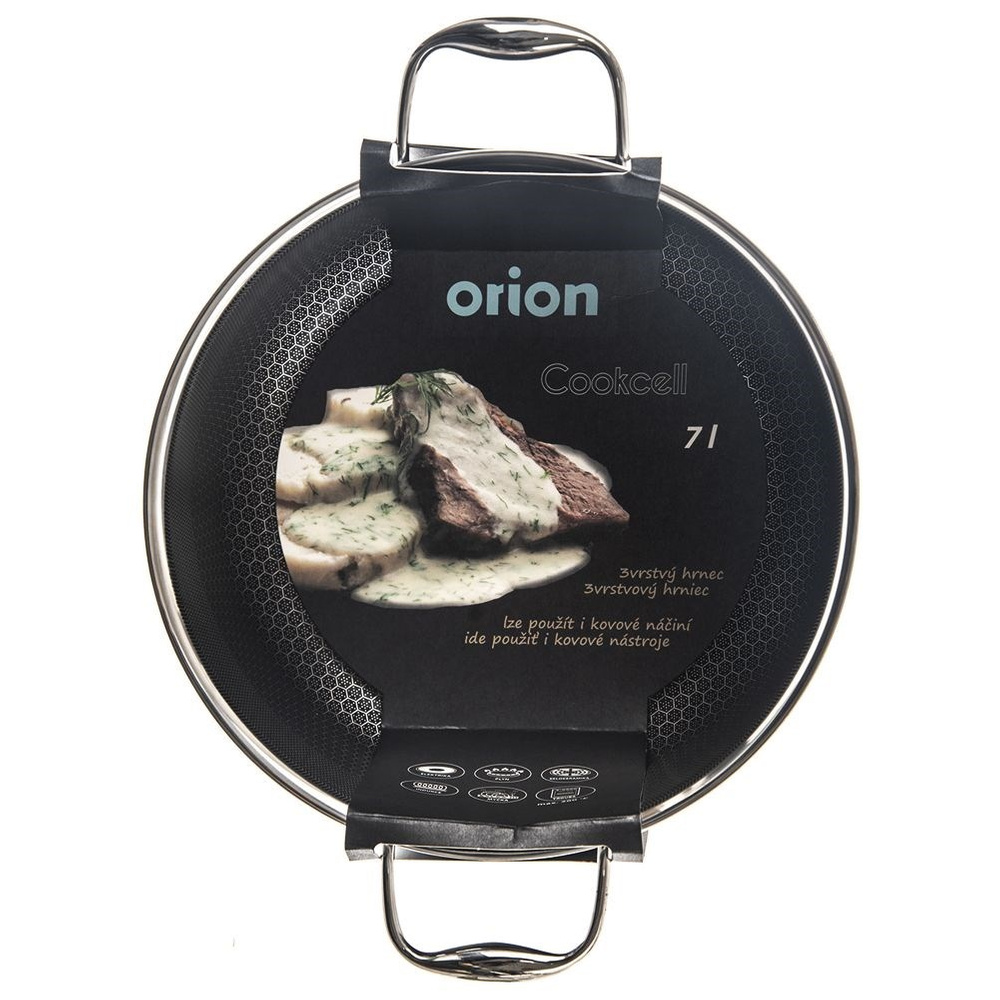 Garnek stalowy COOKCELL 26 cm, 7 l