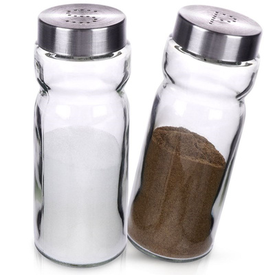 Salt and Pepper Shakers Glass XXL 2 pcs