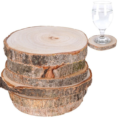 Cup Coasters Wooden 7,5-12 cm 6 pcs