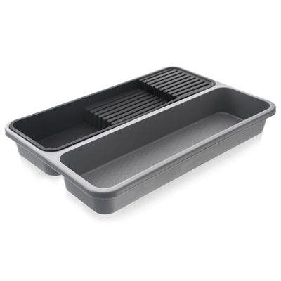 Knife Drawer Organiser Gray GREY 40x26,5x5 cm