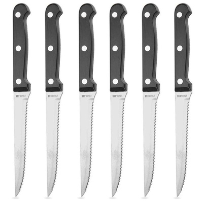 Steak Knives Steel 21 cm 6 pcs