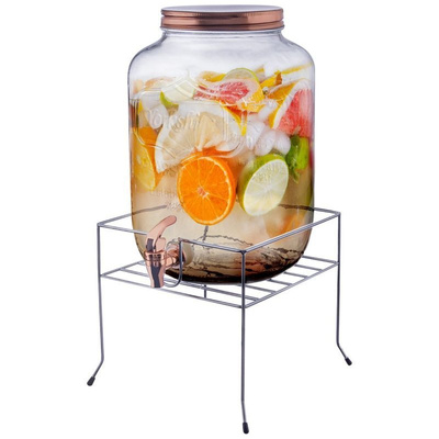 ORION Jar / jar with tap for lemonade drinks 8,8L