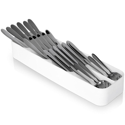 Cutlery Drawer Organiser White 39x11,5 cm