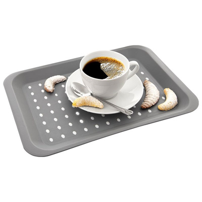 Serving Tray Gray 33x23 cm