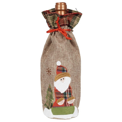 Wine Bottle Cover Christmas