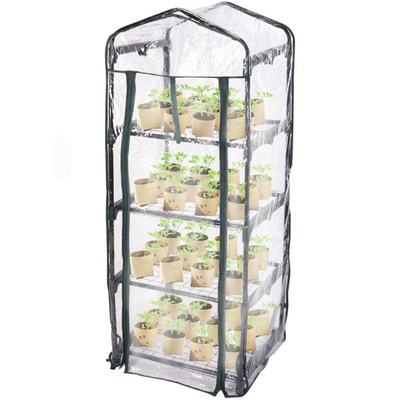 Mini Greenhouse with Shelves 4-Story 50x45x105 cm