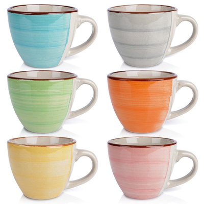 Mugs Ceramic 90 ml 6 pcs