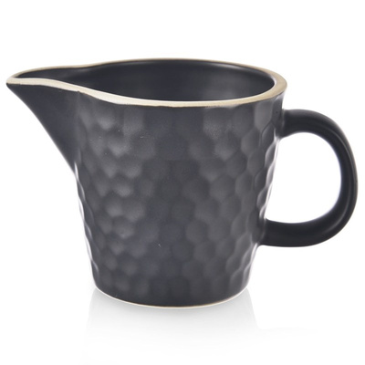 Milk Jug Ceramic Black 100 ml