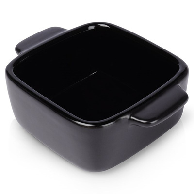 Casserole Dish Ceramic Black 10x7x3,5 cm, 80 ml