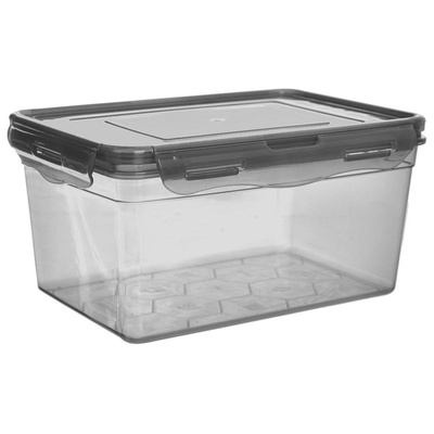 Food Container with Lid and Gasket Gray GREY 2,6 l