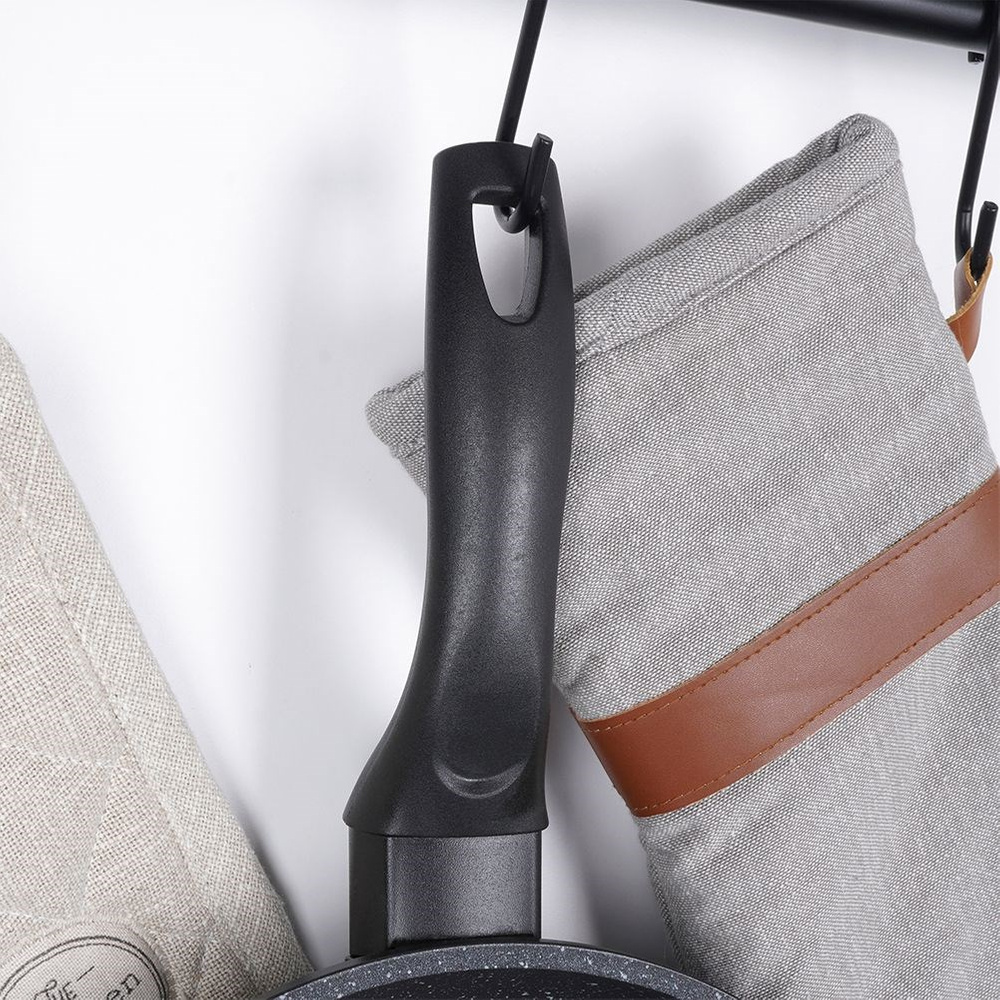 Patelnia granitowa ze szklaną pokrywką GRANDE 28 cm