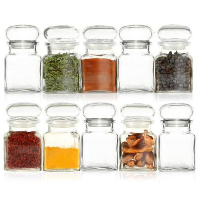 ORION Glass container for spices 120 ml, 10 pcs