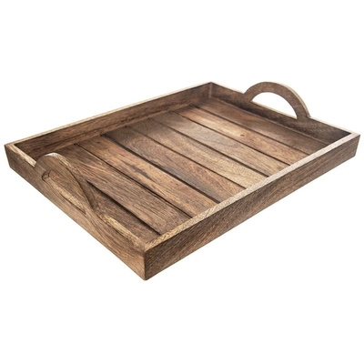 Serving Tray Wooden MANGO 40,5x30,5 cm