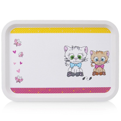 Serving Tray Plastic KITTEN 30,5x21 cm