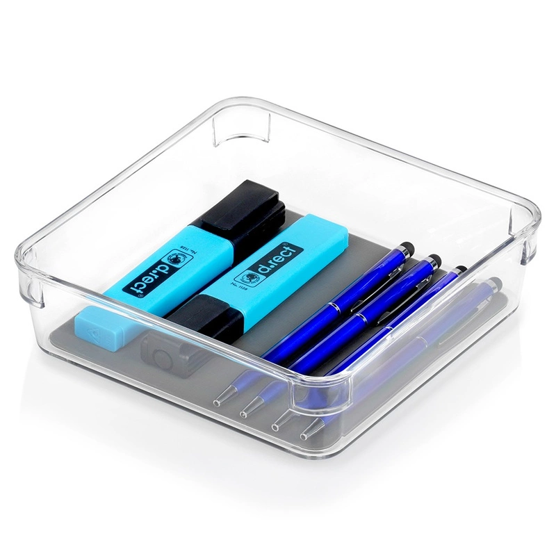 Pojemnik do przechowywania GREY 16x16x4,5 cm