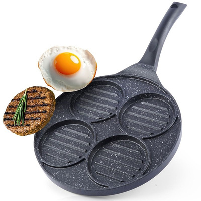 Burger Pan Granite Grill 4 Holes GRANDE 26,5 cm