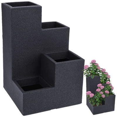 Garden Flower Pot Plastic 4-Level