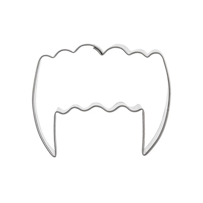 Cookie Cutter Metal Vampire Teeth 5,5 cm