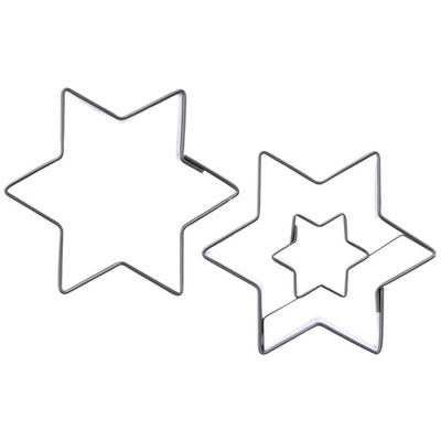 Cookie Cutter Steel Star 6,3 cm 2 pcs