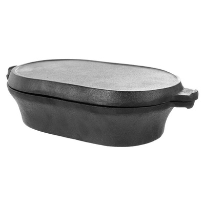 Roasting Tin Cast Iron with Lid 2 in 1 LITINA 1,2 l, 28x16 cm