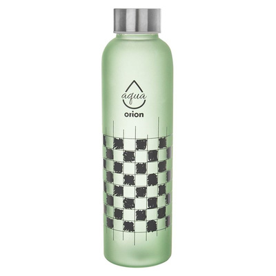 Water Bottle Glass Green 600 ml