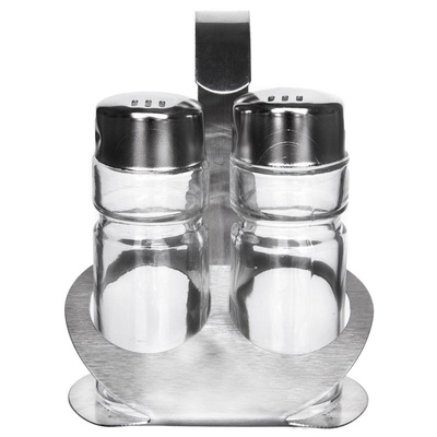 Salt and Pepper Shakers with a Stand 3 pcs