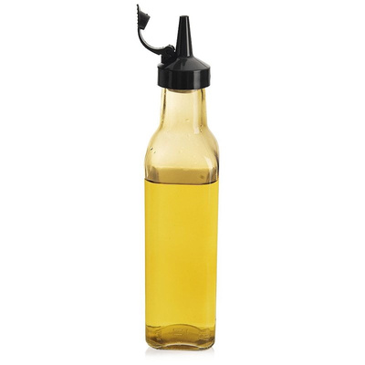 Oil and Vinegar Bottle Glass with Dispenser 265 ml