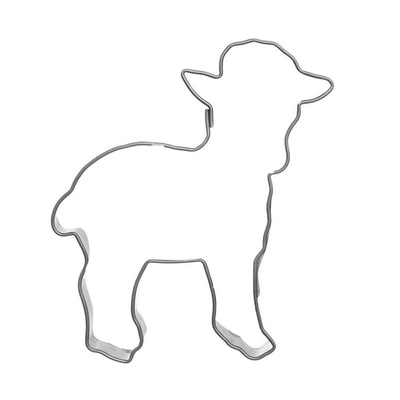 Cookie Cutter Steel Sheep 7 cm