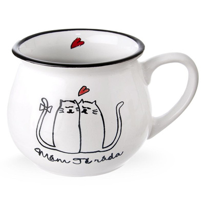 Mug Ceramic Cats 300 ml