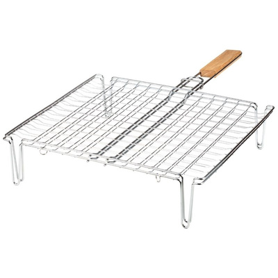 Ruszt do grillowania metalowy z nóżkami BBQ GURU 35x30 cm