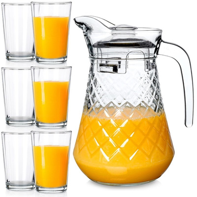 Jug Glass with Lid 1.4 l