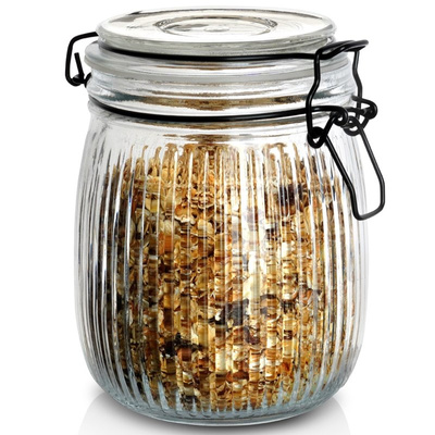 Jar with Clip Glass 750 ml