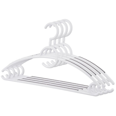 Coat Hanger White Rotating Anti Slip 4 pcs