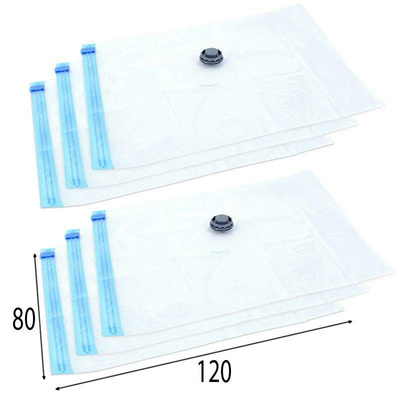 ORION 6x Vacuum storage bags for clothes sheets 80x120