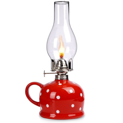 Oil Lamp Ceramic TECKA 530 ml, 28,5 cm