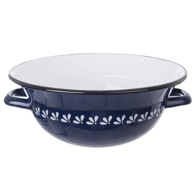 Kitchen Bowl Enamel MODROBILA 26 cm, 2,5 l