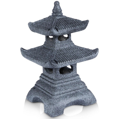 Japanische Gartenfigur Pagode Garten-Deko Steinfigur 50 cm