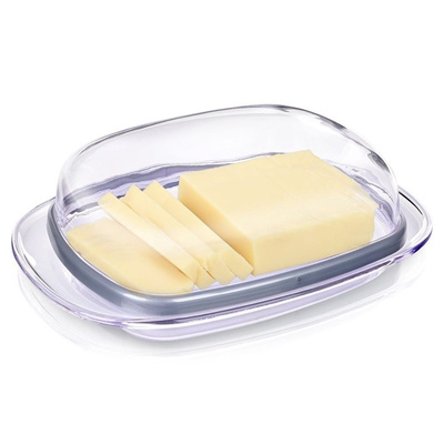 Butter Dish Plastic Transparent