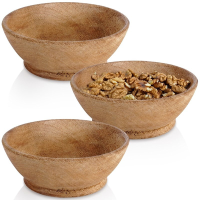 Bowl Wooden 11 cm, 140 ml 3 pcs