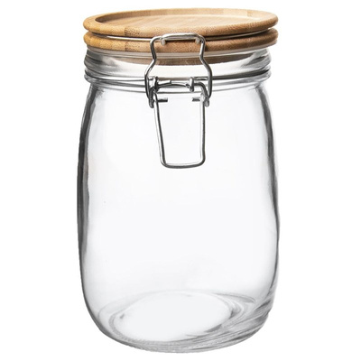 Jar with Clip Glass 1,1 l