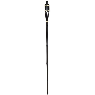 Garden Torch Bamboo Black on Kerosene 120 cm