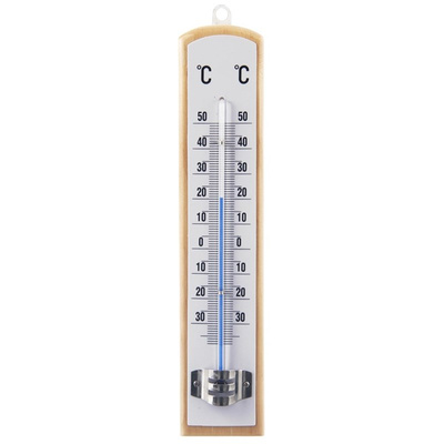 Outdoor Thermometer Wooden 21 cm